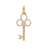 14K Yellow Gold Pendant with 1.20 CT Diamonds