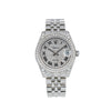 Rolex Datejust Diamond Watch, 178274 31mm, White Diamond Dial With Stainless Steel Jubilee