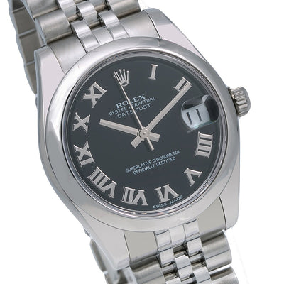 Rolex Datejust 178240 31MM Black Dial With Stainless Steel Jubilee Bracelet