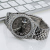 Rolex Datejust Diamond Watch, 16014 36mm, Grey Diamond Dial With 1.20 CT Diamonds