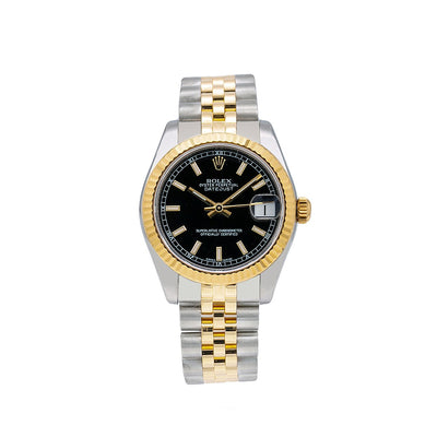 Rolex Datejust 178273 31MM Black Dial With Two Tone Jubilee Bracelet