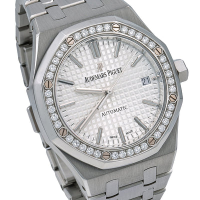 Audemars Piguet Royal Oak 15451ST 37MM White Dial With Stainless Steel Bracelet