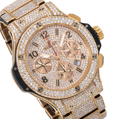 Hublot Big Bang 301.PX.130.PX 44MM Rose Gold Diamond Dial With 18.09 CT Diamonds