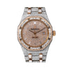 Audemars Piguet Royal Oak Self Winding 15400SR 44MM Rose Gold Diamond Dial With 32.75 CT Diamonds