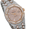 Audemars Piguet Royal Oak Self Winding 15400SR 44MM Rose Gold Diamond Dial With 32.75 CT Diamonds