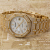 Audemars Piguet Royal Oak 15000ST 33MM Silver Diamond Dial With 13.75 CT Diamonds