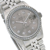 Rolex Datejust Diamond Watch, 16014 36mm, Silver Diamond Dial With 1.20 CT Diamonds