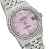 Rolex Datejust Diamond Watch, 78274 31mm, Pink Diamond Dial With 1.05 CT Diamonds