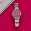 Rolex Oyster Perpetual Diamond Watch, Datejust 6916 26mm, Pink Diamond Dial With 0.90 CT Diamonds