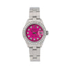 Rolex Oyster Perpetual Diamond Watch, Datejust 6916 26mm, Pink Diamond Dial With 0.90 CT Diamonds