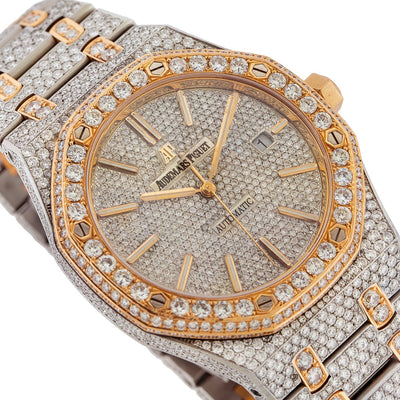 Audemars Piguet Royal Oak 15400SR Two Tone Diamond Watch