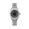 Rolex Datejust Diamond Watch, 26mm, Black Diamond Dial With Stainless Steel Jubilee Bracelet