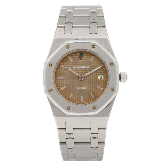 Audemars Piguet Royal Oak 56175TT 33MM Brown Dial With Stainless Steel Bracelet