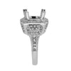 18K White Gold BJ6336R3 Women's Ring With 1.36 CT Diamonds