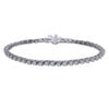 14K White Gold Women Bracelet