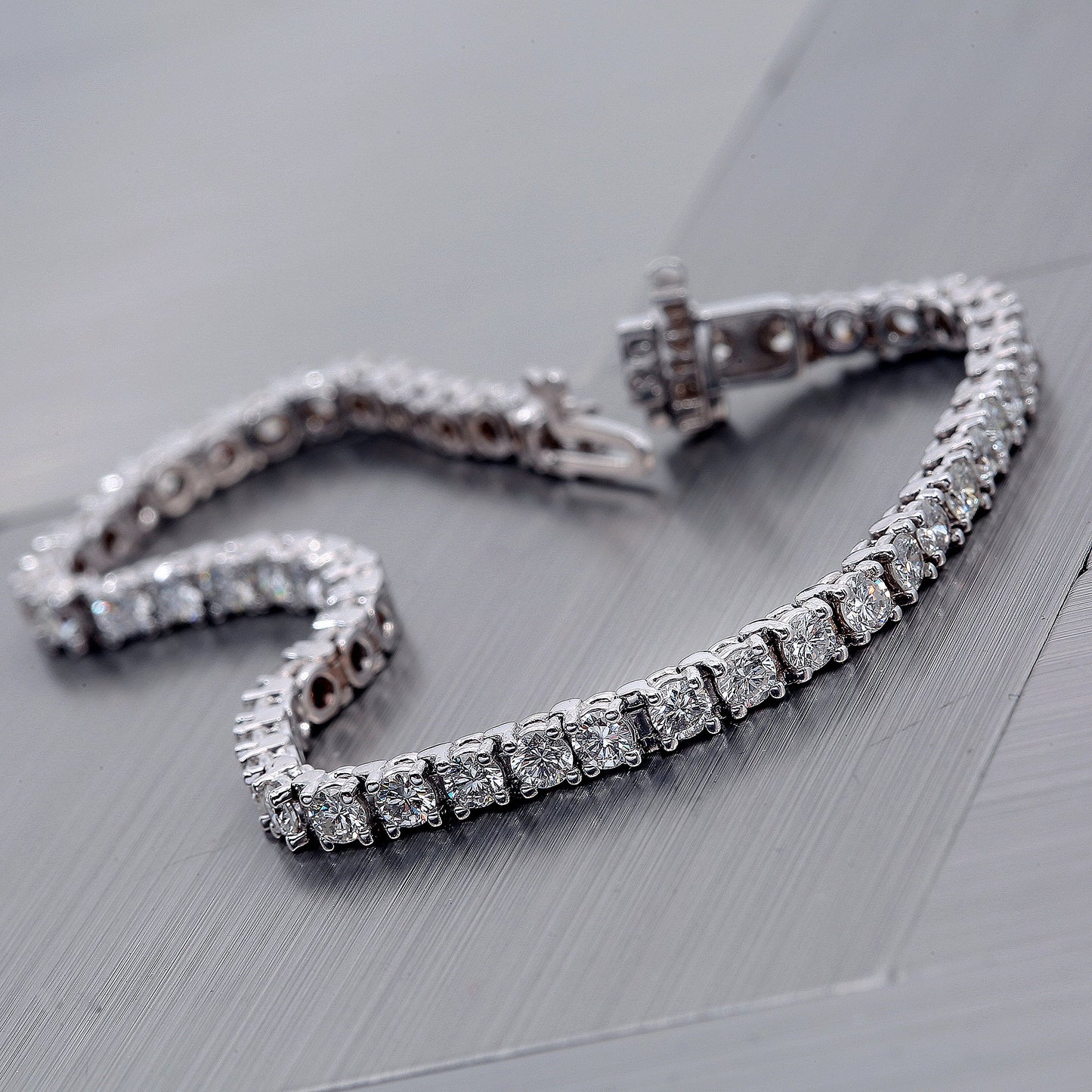 14K White Gold Women Bracelet