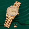 Rolex Day-Date Diamond Watch, 18038 36mm, Champagne Diamond Dial With 1.20 CT Diamonds