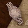 Rolex Day-Date Diamond Watch, 228235 40mm, Rose Gold Diamond Dial With 25.25 CT Diamonds