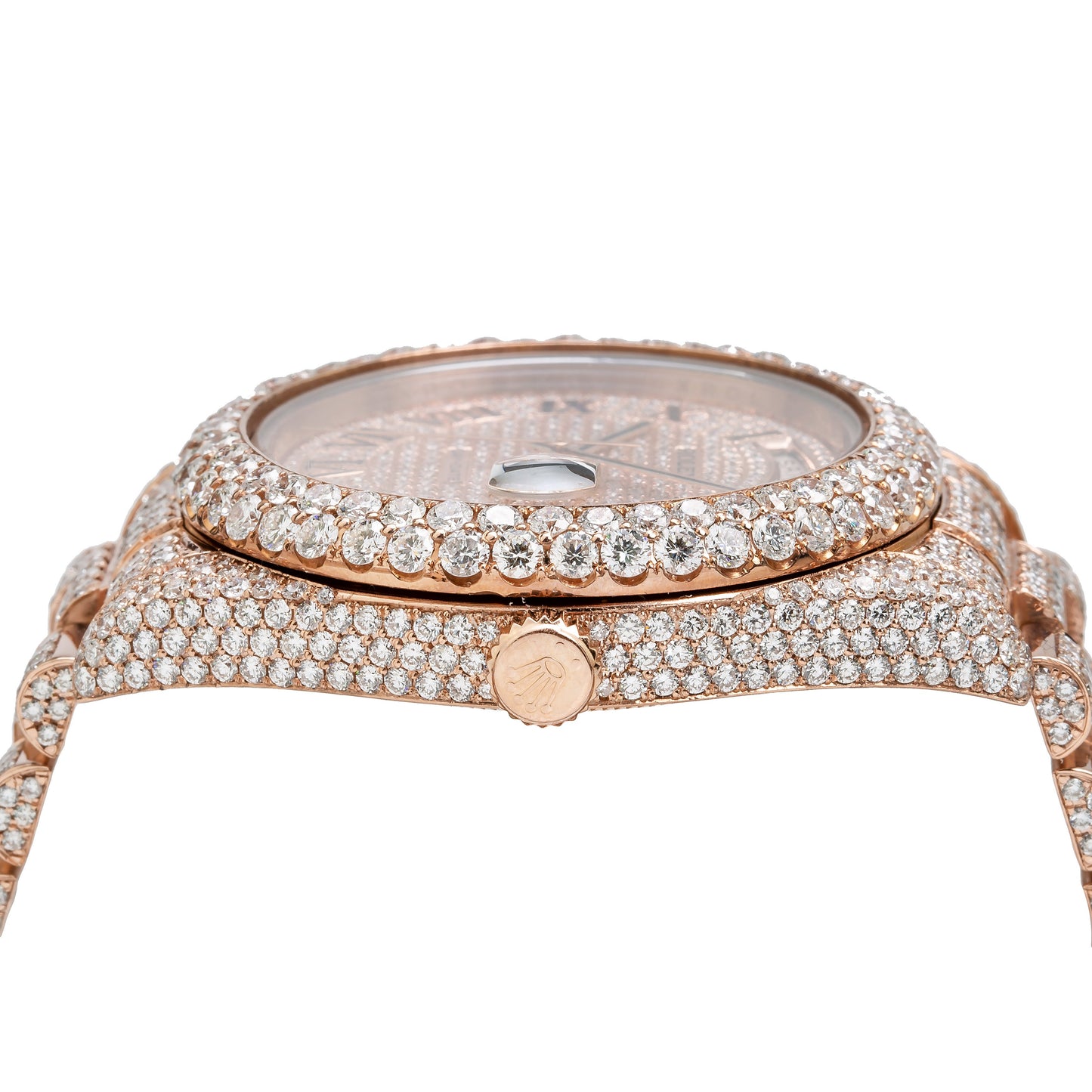 Rolex Day Date II Diamond Watch, President 218235 41mm, 21.75CT Diamond Watch