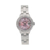 Rolex Oyster Perpetual Diamond Watch, Date 6916 26mm, Pink Diamond Dial With Stainless Steel Oyster Bracelet