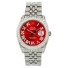 Rolex DateJust Diamond Watch, 116234 36mm, Red Dial With 13.75CT Diamonds