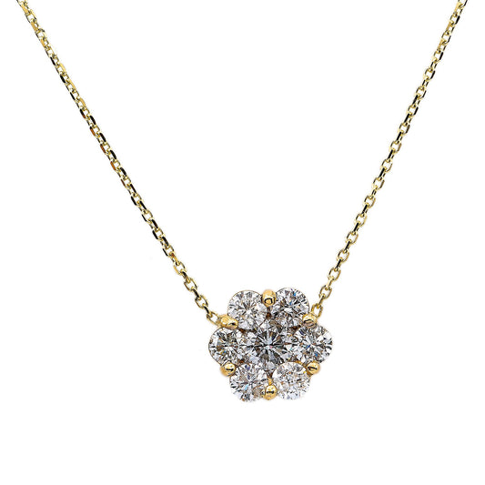 14K Yellow Gold Unisex Round Shaped Pendant With a Chain