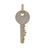 14K Yellow Gold The Key Round Shaped Pendant