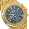 Audemars Piguet Royal Oak Chronograph 26320BA 41MM Blue Dial With Yellow Gold Bracelet