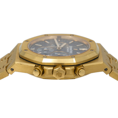 Audemars Piguet Royal Oak Chronograph 26320BA 41MM Blue Dial With Yellow Gold Bracelet