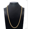 10K Yellow Gold 30" Rope Chain With 35.75 CT Diamonds