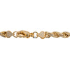 10K Yellow Gold 30" Rope Chain With 35.75 CT Diamonds