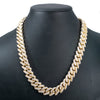 14K Yellow Gold Iced Out Diamond Cuban Link Chain | 34.68 Carats | 16 Mm Width | 24 Inch Length