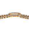 14K Yellow Gold Iced Out Diamond Cuban Link Chain | 36.35 Carats | 17.5 Mm Width | 24 Inch Length