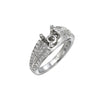 18K White Gold BJ7694R1 Women's Ring With 0.52 CT Diamonds