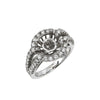 18K White Gold BJ126R2 Women's Ring With 2.00 CT Diamonds