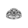 18K White Gold BJ126R2 Women's Ring With 2.00 CT Diamonds