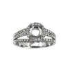 18K White Gold Women's Ring With 1.19 CT Diamonds