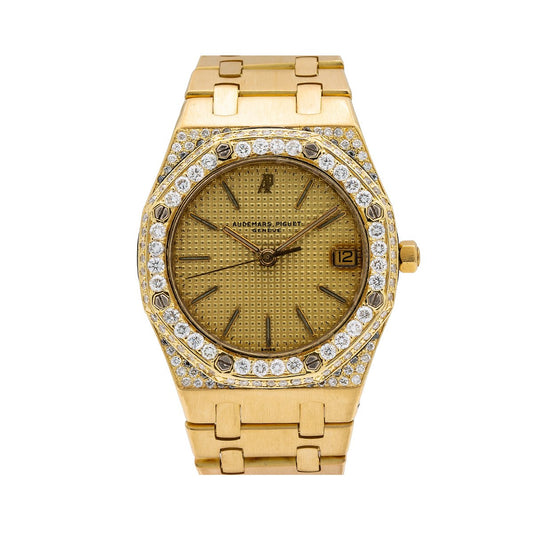 Audemars Piguet Royal Oak 4100 30MM Champagne Dial With Yellow Gold Bracelet