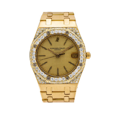 Audemars Piguet Royal Oak 4100 30MM Champagne Dial With Yellow Gold Bracelet