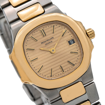 Patek Philippe Nautilus 4700 24MM Champagne Dial With Two Tone Bracelet