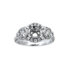 18K White Gold BJ7898R Women's Ring With 1.14 CT Diamonds