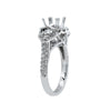 18K White Gold BJ7898R Women's Ring With 1.14 CT Diamonds