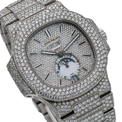 Patek Philippe Nautilus 5726/1A 40MM Diamond Dial With 25.75 CT Diamonds