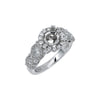 18K White Gold BJ7767R Women's Ring With 1.27 CT Diamonds