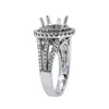 18K White Gold BJ7516R Women's Ring With 1.00 CT Diamonds