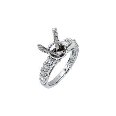 18K White Gold BJ8415R4 Women's Ring With 0.86 CT Diamonds