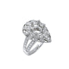 18K White Gold FDR4923 Women's Ring With 0.85 CT Diamonds