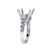 18K White Gold BJ7348R3 Women's Ring With 0.56 CT Diamonds