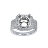 18K White Gold BJ6336R1 Women's Ring With 1.10 CT Diamonds