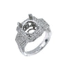 18K White Gold BJ6336R1 Women's Ring With 1.10 CT Diamonds